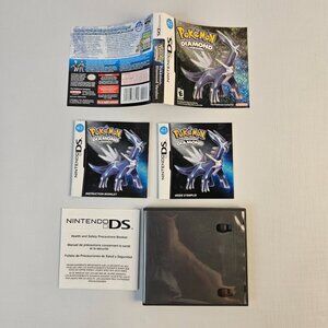 Pokemon Diamond Version Nintendo DS Authentic Case Manual & Inserts Only NO GAME